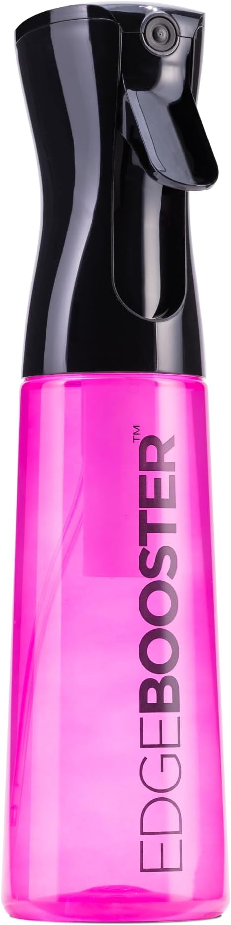 Style Factor Edge Booster Mist Spray Bottle for Hair (10.1oz/300ml) - Continuous Ultra Fine Mist Sprayer For Hairstyling, Salons, Cleaning, Plants, Essential Oil & More - Hot Pink