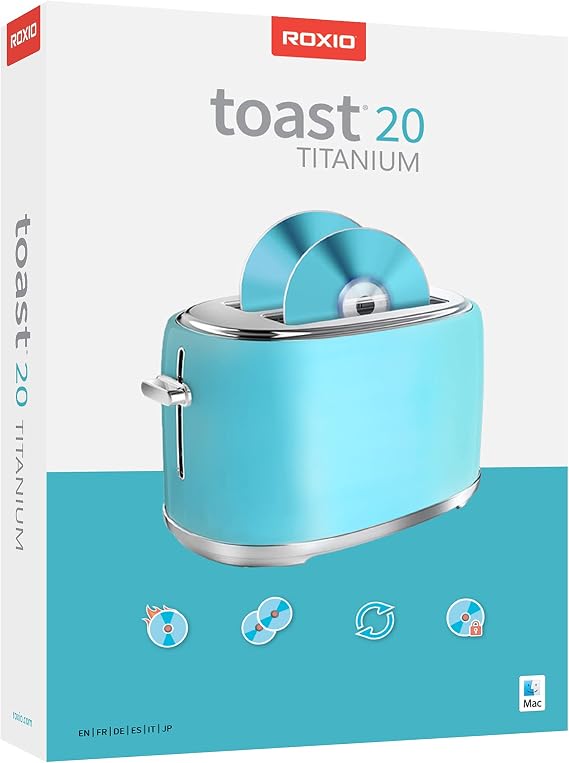Roxio Toast 20 Titanium | CD & DVD Burner for Mac | Digital Media Management Software Suite [Mac Disc]