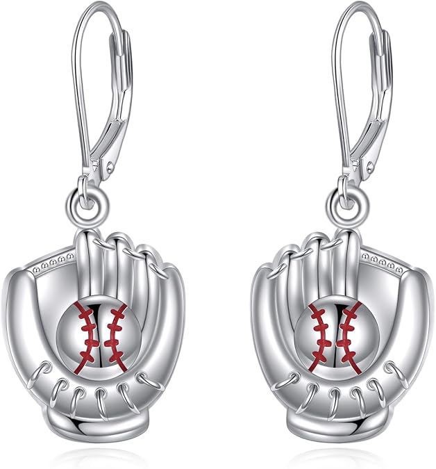 YFN Sport and Music Earrings Sterling Silver Sport Lover Music Lover Jewelry Gifts for Women Men