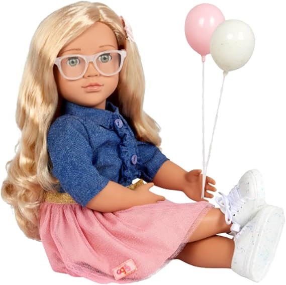 Our Generation Doll OG Deluxe - Emily Let's Have a Party! - Posable 18" Party Planner Doll