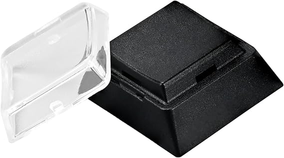 Instantly Customizable DIY Double-Layer Keycaps with Transparent Cover