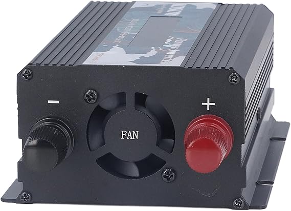 3000W Pure Sine DC 12V to AC 110V Multifunctional Power Battery Converter, Solar & Wind Power Inverters(Black)