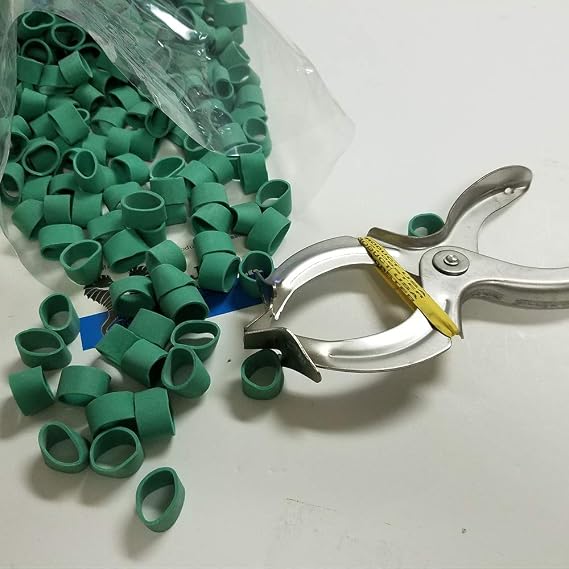 JCS Standard/Shipper Lobster Claw Bands and Claw Band Tool Kit. 1 LB Bag (About 350 PCS.)