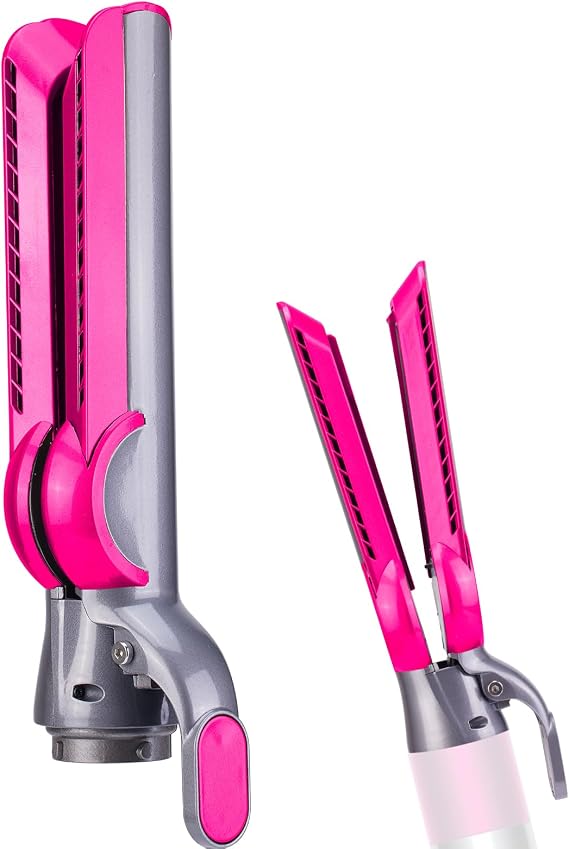 Airflow Attachment Compatible with Dyson Airwrap, Hair Smooth Attachment for Airwrap HS01 HS05 HS08, Hair Straightener Replacement Part No Heat Damage Smooth Finish Styling Tool Fuchsia