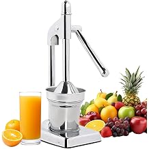 Juicer Manual, Kitchen Cast Iron Juicer Citrus Juicer Hand Press, Heavy Duty Fruit Squeezer for Orange, Lime, Lemon, Watermelon, Easy to Clean