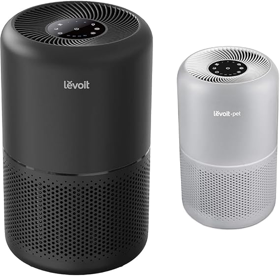 LEVOIT Air Purifier for Home Allergies Pets Hair in Bedroom, Covers Up to 1095 Sq.Foot & Air Purifiers for Pets in Home Large Room and Bedroom, Efficient Activated Carbon Filter