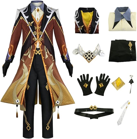 Men Costume Outfits Uniform Halloween Suit for Carnival