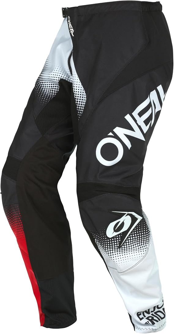 Youth Element Racewear Pants, Black/White/Red 2/3