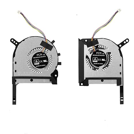 CPU+GPU Cooling Fan for Asus TUF Gaming (2020) A15 FA506 FA506IV FA506IU TUF506IV TUF506IU F15 FX506 FX506LI FX506LU Series Laptop Replacement Fan GTX 1650/1650Ti/1660Ti/Rtx 2060 (1 Pair)
