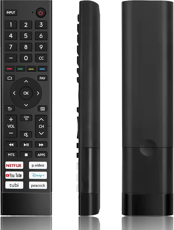 Universal Remote Control Replacement for Hisense Google 4K UHD Android TV