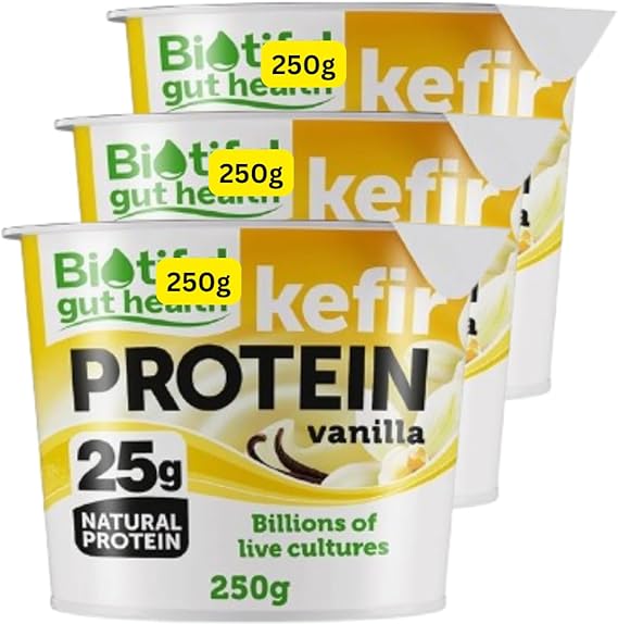 Kefir Protein Yogurt Vanilla 250g Biotifuls (3x250g)