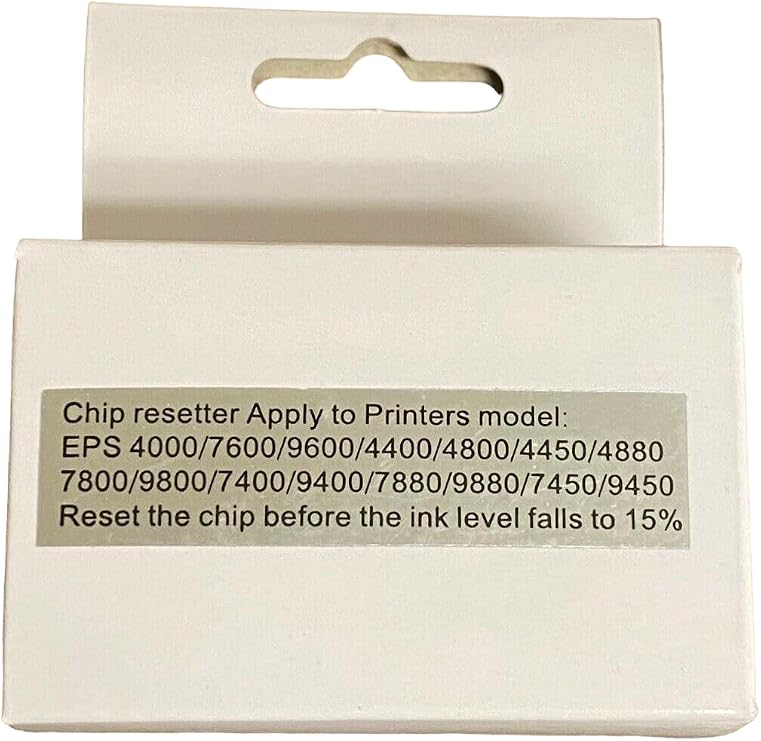 Universal Chip Tank Resetter Compatible with Epson Wide Format 4800 White