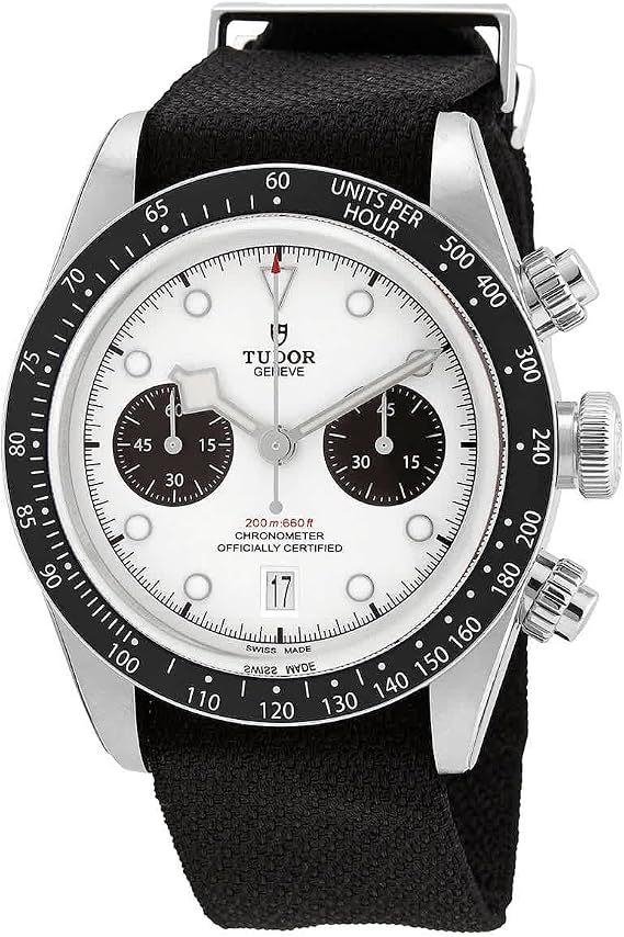 Tudor Black Bay Chrono Chronograph Automatic Chronometer White Dial Men's Watch M79360N-0008