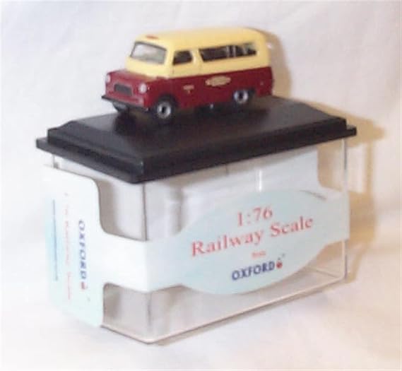 Oxford Bedford CA Crew Bus British Rail Crimson & Cream vehicle 1:76 scale diecast model