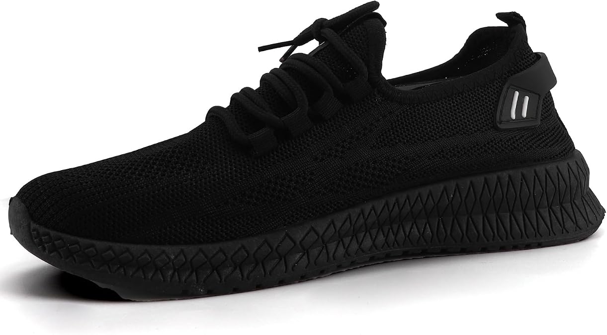 Men's Running Shoes Non Slip Athletic Fashion Sneakers Ultra Lightweight Breathable Walking Shoes Mesh Workout Casual Sports Shoe