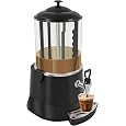 10L Commercial Hot Chocolate Maker, 110V 30-90C/ 86-194F Upgrade Adjustment Hot Coco Making Machine for Heating Chocolate Coffee Milktea Juice Tea Restaurants Bakeries Cafes (Black)