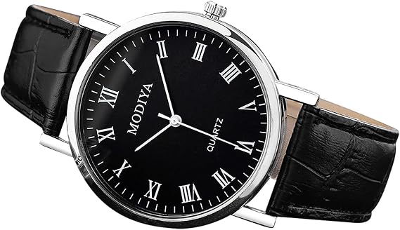 Men Watch for Ramadan Days Belt Men's Trend Classic Creative Calendar Gift Roman Watch Strap Scale Dial Men's Watch Ladies Watch