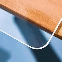 Clear Table Protector Pad 2mm Thick 90x190cm/90x200cm/100x120cm Vinyl Transparent Table Cover for Night Stand, Desk Mat Cover Office Desk Cloth(60x90cm/23.6x35.4in)