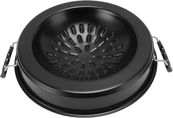Thai BBQ Grill Pan Non Stick Even Heating Aluminum 2 in 1 Hot Pot Grill Charcoal Pan for Indoor Outdoor, Versatile Cooking Experience for Small and Medium Sized Friends Gathering