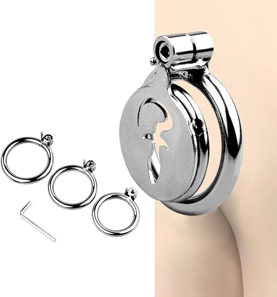 Stainless Steel Men's Flat Protective Cage - A187US (3 Sizes)