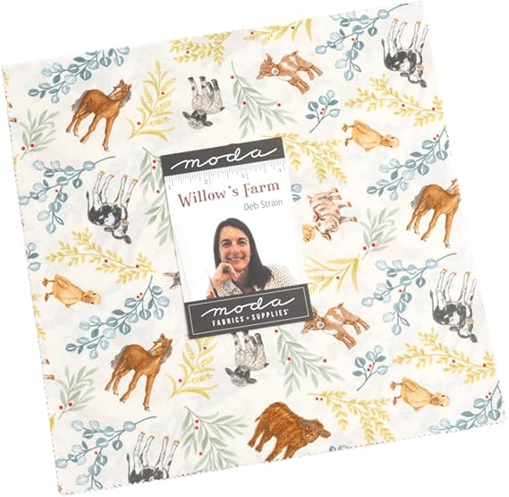Moda Fabrics Willow's Farm Layer Cake by Deb Strain 56100LC