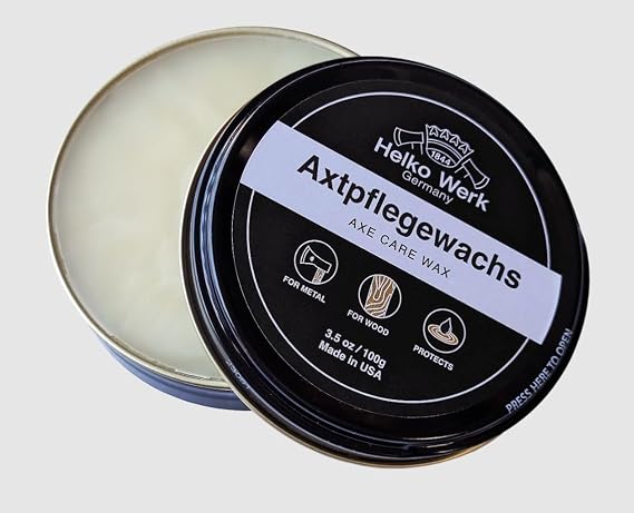 1844 Helko Werk Made in USA All-Weather Axe Care Wax 3.5 oz (HNAACW3)