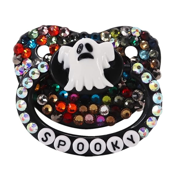 Adult Sized Pacifier Candy Cute Baby Pacifiers (Black Ghost)