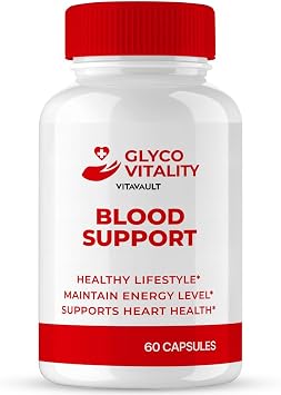 Vitavault Glyco Vitality Capsules, GlycoVitality Support Supplement Pills - Maximum Strength, Glyco Vitality Health & Wellness Capsules, GlycoVitality All Natural Formula Pills Reviews (60 Capsules)