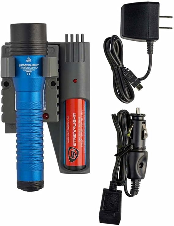 Streamlight 74782 Strion HL 120/Dc Piggyback, Blue