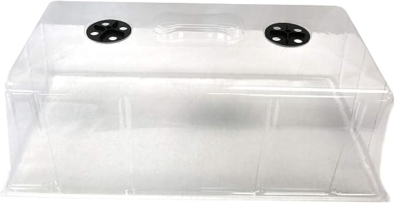 Viagrow VTD300-50, Tall Humidity Dome, Propagation Dome, Clear Plastic Tall Dome (50 Pack)
