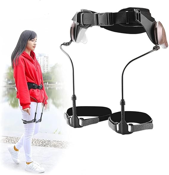 Adjustable Exoskeleton Walking Aid – Bionic Leg Rehabilitation Support Device, 3-Level Strength Power Walker for Elderly Mobility Assistance and Stroke Recovery(Both Legs)