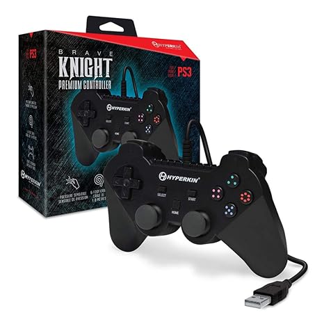 Hyperkin "Brave Knight" Premium Controller for PS3/ PC/ Mac (Black)