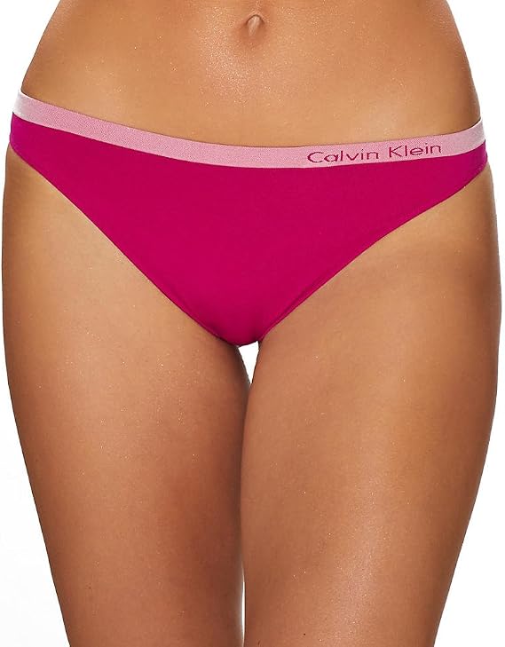 Calvin Klein Women's Seamless Thong Underwear Panty