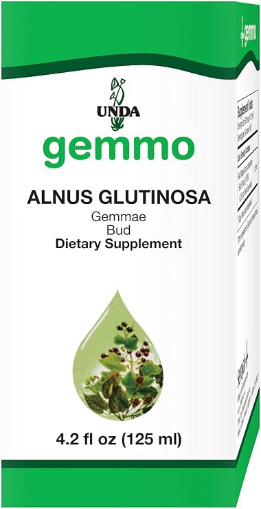 UNDA Gemmo Therapy Alnus Glutinosa | Black Alder Buds | 4.5 fl. oz.