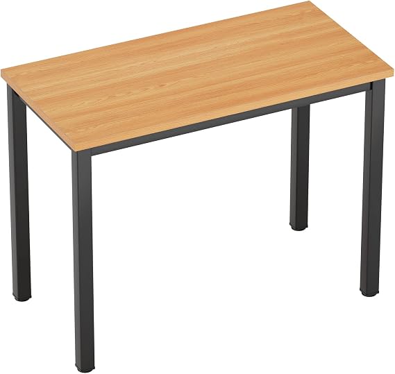 SogesHome 31.5inches Computer Desk PC Desk Office Desk Workstation for Home Office Use Writing Table, Teak(31.5''Lx15.75''W)