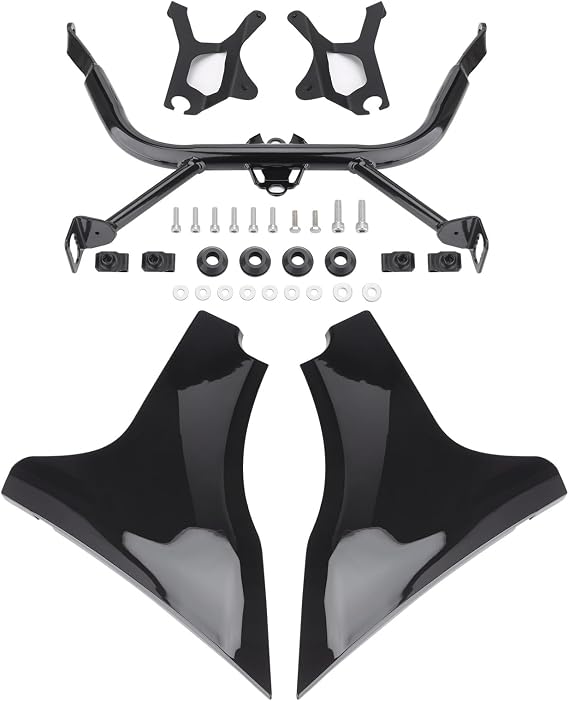 Side Fairing Panel Bracket Motorcycle Fairing Support Brackets Kit for Harley Touring CVO Road Glide ST FLTRXSTSE 2024 FLTRXSE 2023 (Vivid Black)