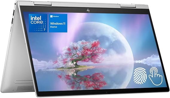 HP Envy X360 14" Touchscreen Intel Core 7 2-in-1 Convertible Laptop, 14" FHD 1920 * 1080 Touchscreen, Core 7 150U (Beats Intel i7-14700), 16GB RAM, 2TB SSD, Backlit KB, Webcam, Wi-Fi 6, W11H