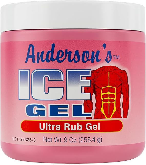 Ice Ultra Muscle Rub Gel 9 oz. Relieves Minor Aches in Muscles and Joints Menthol and Camphor Net Wt. 9 Oz. (255.4 g)