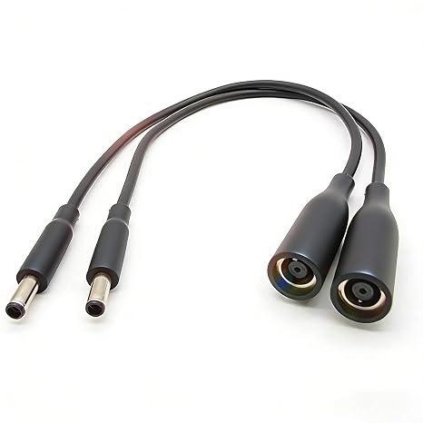 2-Pack Tip Adapter Converter Cable 7.4 to 4.5mm for Dell Laptop Power Supply 30w 40w 45w 65w 90w 120w 135w D5g6m 0d5g6m M3800 XPS 12 13 9350 3960 15 5930 5950 Inspiron 11 13 14 15 17 3000 5000 7000