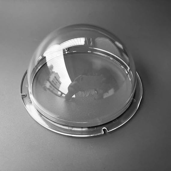 4.5 Inch Indoor Outdoor CCTV Replacement Acrylic Clear Dome Cover Plexiglass Enclosure Camera Waterproof Protection Case Transparent Security CCTV Camera Housing 115x57mm