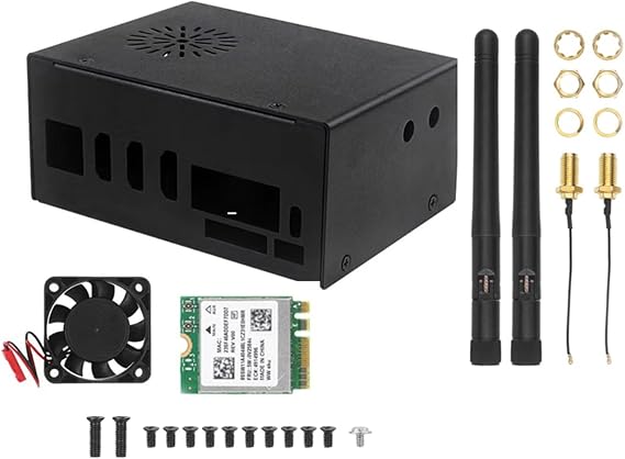 Orange Pie Metal Case Orange Pi 5 Plus Metal Cooling Case With Fan And Remote Control