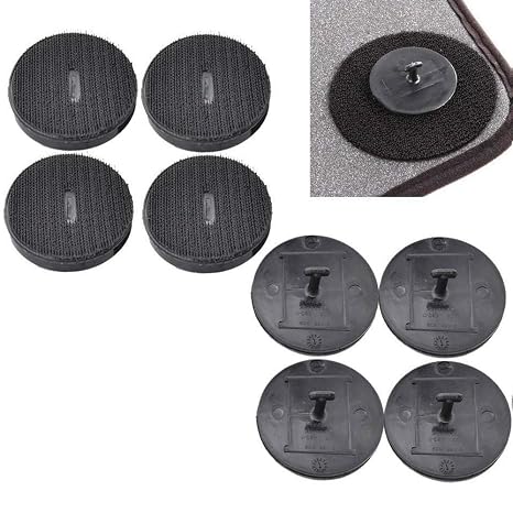 AUTOXBERT 4X Car Mat Clips T Shape Floor Twist Lock Anti-Slip Fixing Retainers Mini F10 for BMW