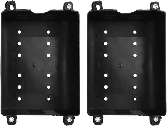 Electric Bike Controller Box Case for Ebike Scooter, ABS Plastic with Metal Mounting, 185x105x5mm Outer Size, Compatible with Lithium for battery Controllers(type B)