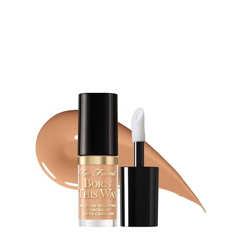 Too Faced Born This Way Super Coverage Multi-Use Concealer | Full-Coverage Hydrating Concealer for Dark Circles & Blemishes with Natural Finish | Hyaluronic Acid & Coconut Water