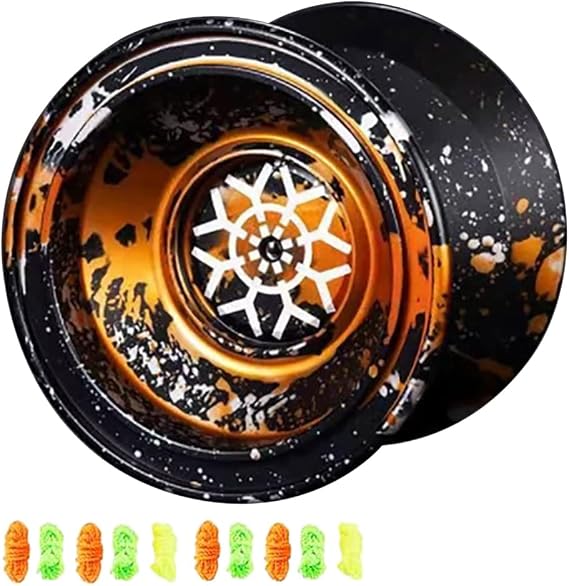 Non-Responsive Yo-Yo, Professional Yoyo for Kids, Aluminum Beginner Yo-Yo Ball for Yo-Yo Player with 10 Yo-Yo String