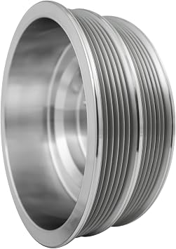 March Performance Serpentine Crankshaft Pulley for Small Block Chevy Engines with Long Water Pump