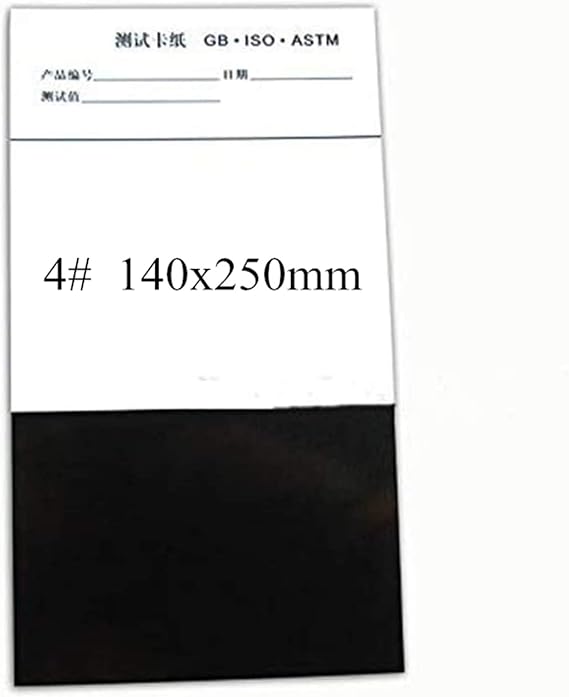 MXBAOHENG 100pcs Relative Hiding Power Test Card Black and White Lattice Paper Opacity Covering Power Test Card Coating Proofing Cardboard for Reflectance Meter 140x 250mm