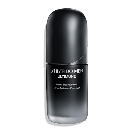 Shiseido Men Ultimune Power Infusing Serum - 50 mL - Improves Multiple Skin Aging Concerns - Non-Comedogenic