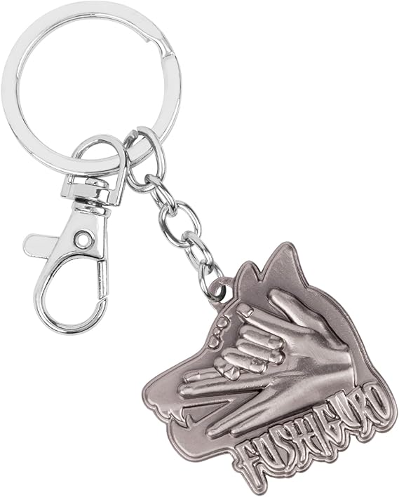 Jujutsu Kaisen Keychain with Hand Sign &amp; JJK High Emblem Charms, Premium JJK Anime Gifts and Merch