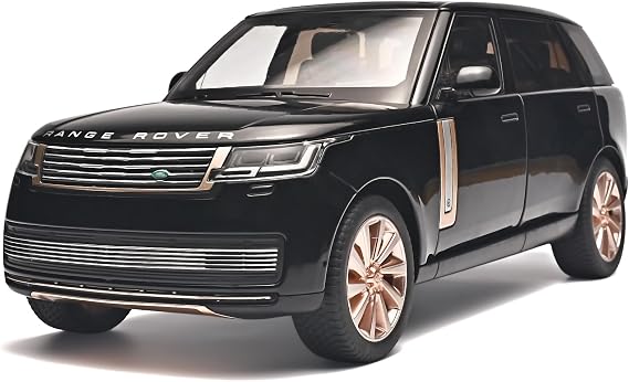 RZAPE Car Toys for Boys 1/18 Diecast Cars Compatible with Land Rover Range Rover Model Car Kits Collection,Metal Off-Road SUV Toy Car with Light and Sound,Cars for Kids Ages 3-5(Black)